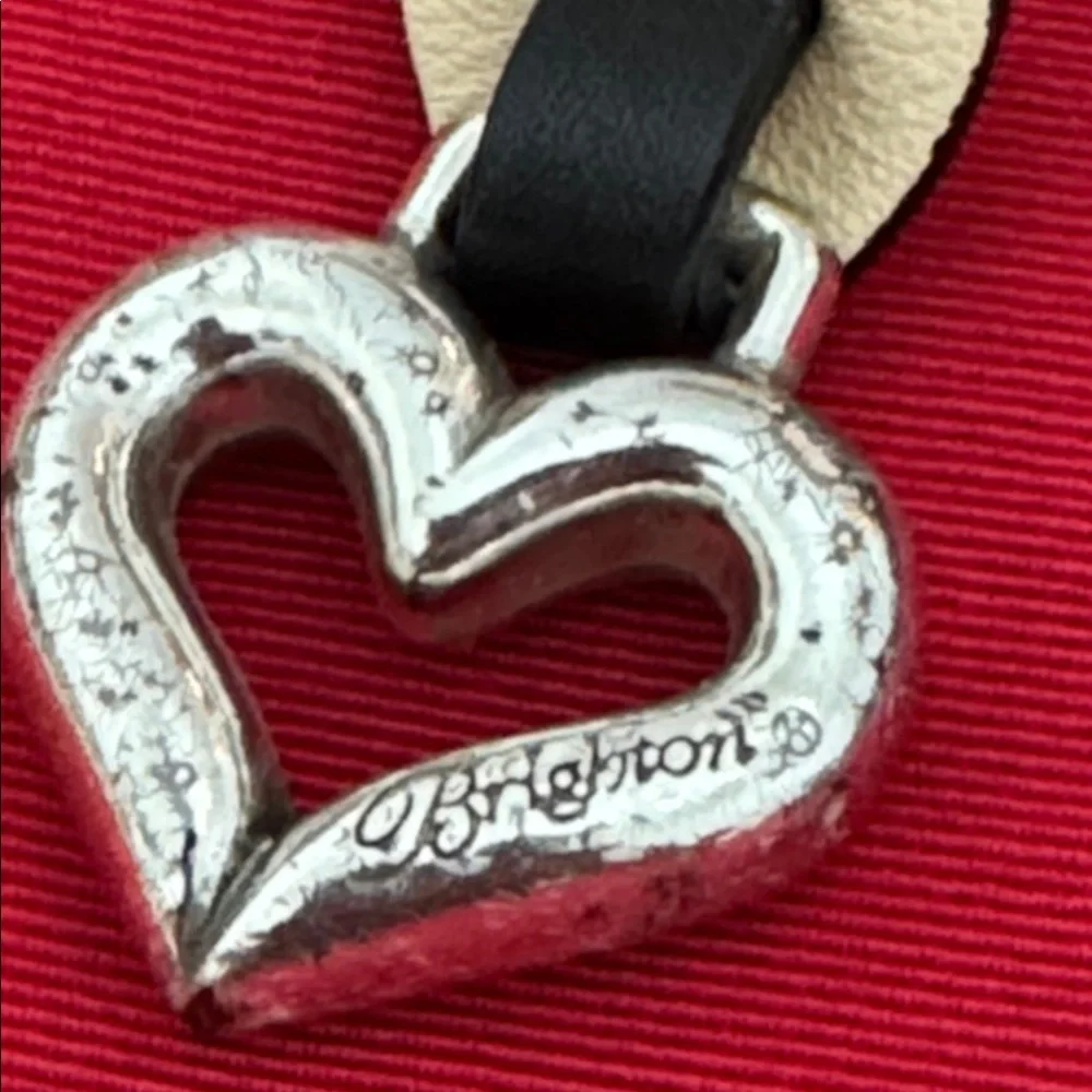 Brighton Jodi Romantic & Victorian  crossbody bag w/puffed heart charm. (Mlb)